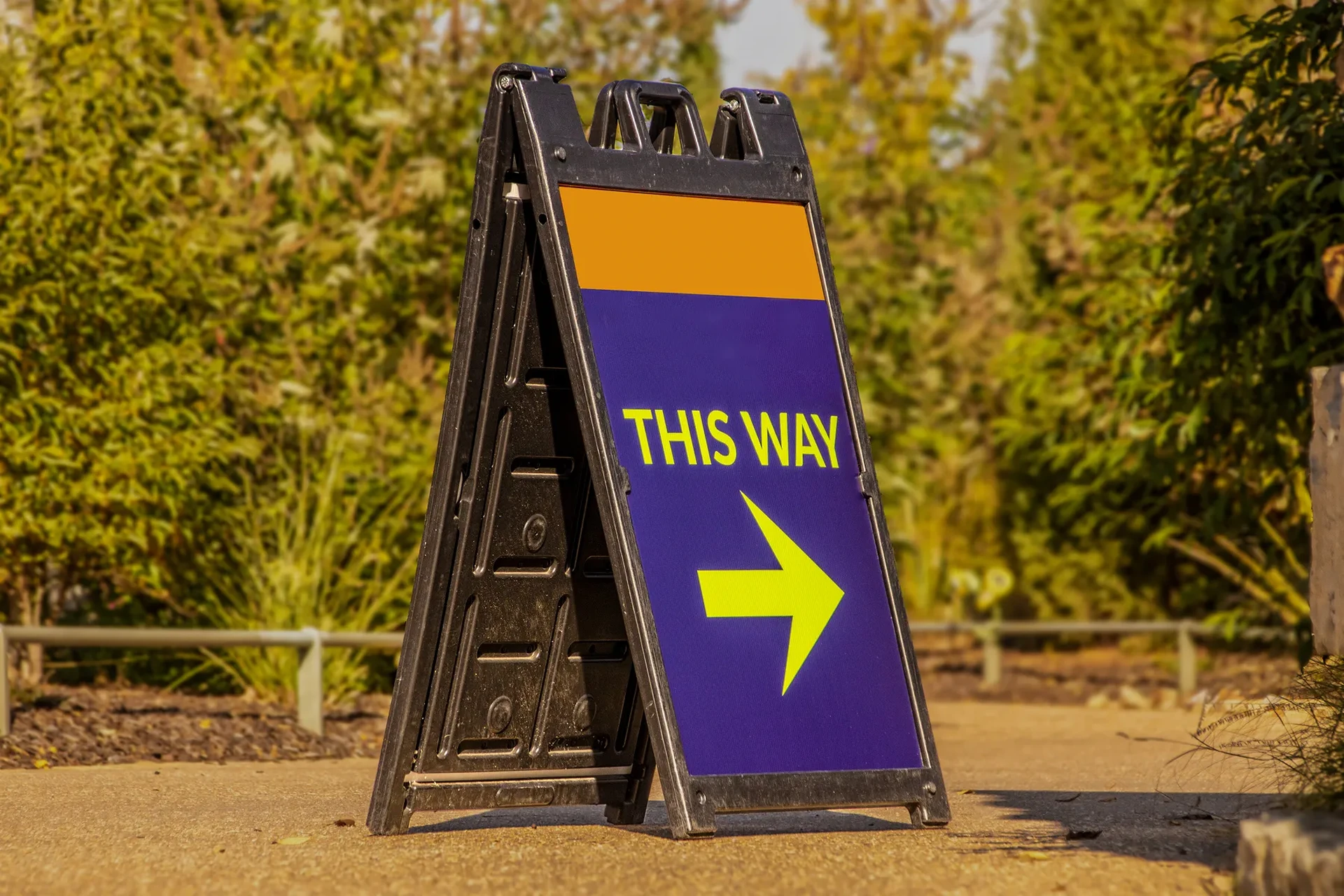 Custom Fort Myers A-Frame Signs for Promotions, Events & Safety